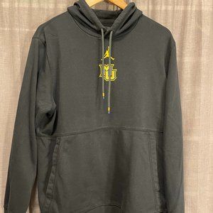 Marquette Basketball Authentic Team Issued Black Hoodie Size Large